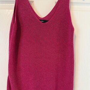 Vero Moda Fuchsia Knit Sleeveless Top